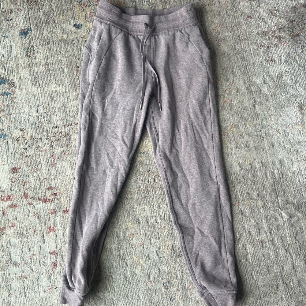 lululemon athletica light purple scuba joggers